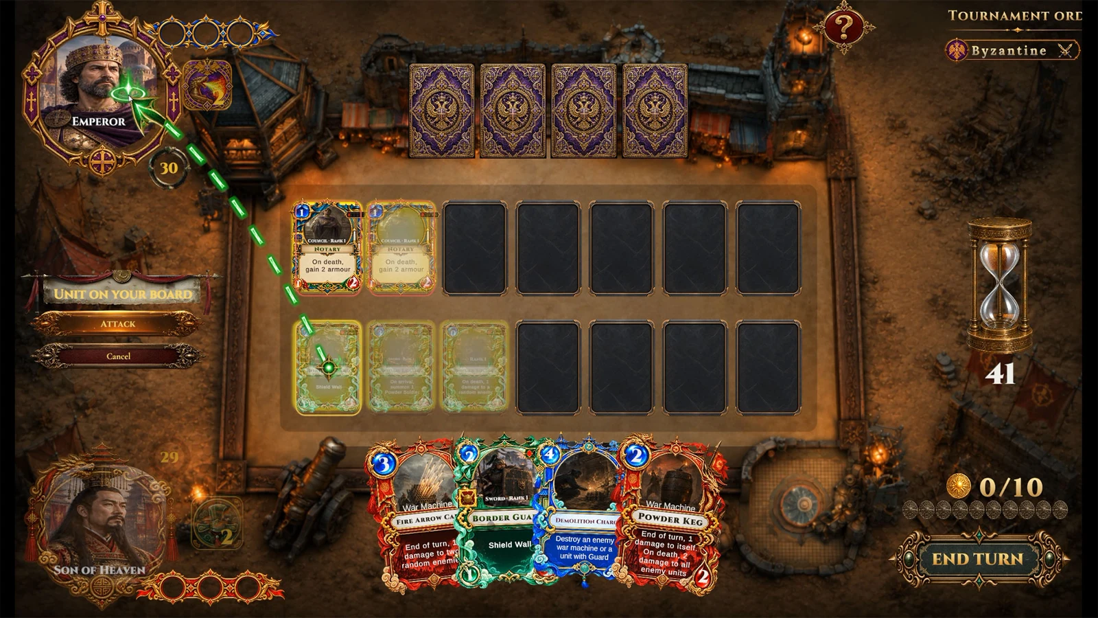 Card battle — in-game screenshot